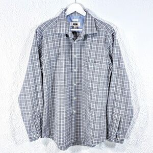 Joseph Abboud Long Sleeve Plaid Dress Shirt